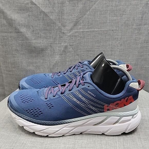 Hoka One One Clifton 6 Men's Blue Running Shoe Athletic SZ 9.5 sneaker - Picture 9 of 11